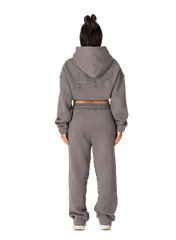 C/A ZIP SMOKED SAND WOMAN SET
