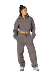 C/A ZIP SMOKED SAND WOMAN SET